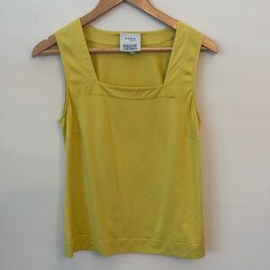 Akris Square Neck Stretch Tank – Lime Green, Size 10 (fits Medium)